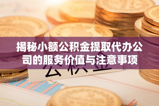 全国揭秘小额公积金提取代办公司的服务价值与注意事项
