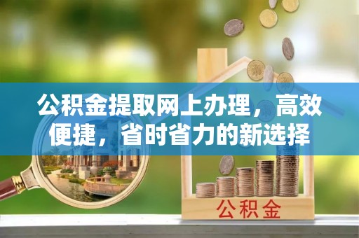 全国公积金提取网上办理，高效便捷，省时省力的新选择